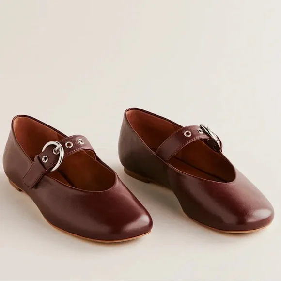 Reformation Bethany Ballet Flat Ruby - Size 7.5 - Picture 6 of 10